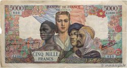 5000 Francs EMPIRE FRANÇAIS FRANCE  1945 F.47.48