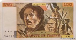 100 Francs DELACROIX modifié Faux FRANCE  1978 F.69.01dx