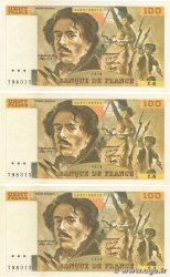 100 Francs DELACROIX modifié Lot FRANCE  1978 F.69.01dx