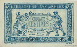 50 Centimes TRÉSORERIE AUX ARMÉES 1919 FRANCE  1919 VF.02.05 pr.NEUF