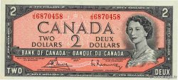 2 Dollars KANADA  1954 P.076c fST+