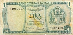 1 Lira MALTE  1973 P.31d