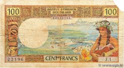 100 Francs NOUVELLE CALÉDONIE  1969 P.59