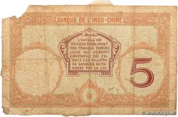 5 Francs NOUVELLE CALÉDONIE  1940 P.36b MC