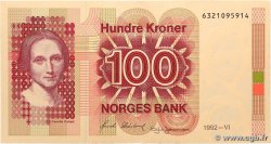 100 Kroner NORVÈGE  1992 P.43d