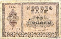 2 Kroner NORVÈGE  1944 P.16a1