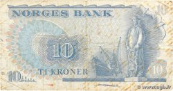 10 Kroner NORVÈGE  1976 P.36b SGE