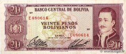 20 Pesos Bolivianos BOLIVIE  1962 P.161a