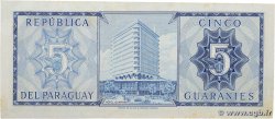 5 Guaranies PARAGUAY  1963 P.194 pr.SUP