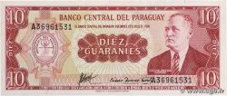 10 Guaranies PARAGUAY  1963 P.196b SPL