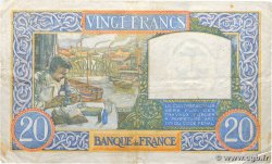 20 Francs TRAVAIL ET SCIENCE FRANCIA  1941 F.12.15 q.BB