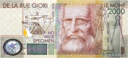 2000 (Lires) Test Note ANGLETERRE  2000 