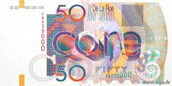 50 (Pounds) Test Note ANGLETERRE  2001 