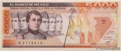 5000 Pesos MEXIQUE  1987 P.088b TTB+