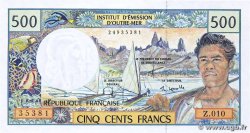 500 Francs FRENCH PACIFIC TERRITORIES  1992 P.01e fST+