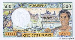 500 Francs FRENCH PACIFIC TERRITORIES  2000 P.01f SC+