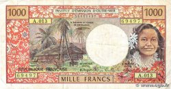 1000 Francs FRENCH PACIFIC TERRITORIES  1995 P.02a F