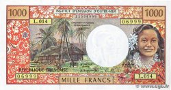 1000 Francs FRENCH PACIFIC TERRITORIES  1995 P.02b fVZ