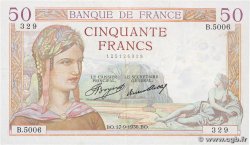 50 Francs CÉRÈS FRANCE  1936 F.17.30 VF-