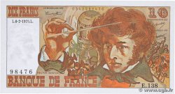 10 Francs BERLIOZ FRANCE  1975 F.63.08 AU+