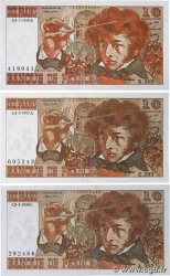 10 Francs BERLIOZ Lot FRANCIA  1977 F.63.21/23/24 MBC a EBC