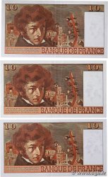 10 Francs BERLIOZ Lot FRANCIA  1977 F.63.21/23/24 MBC a EBC