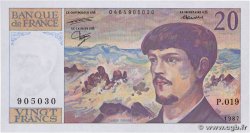 20 Francs DEBUSSY FRANCIA  1987 F.66.08