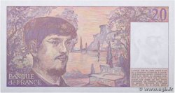 20 Francs DEBUSSY FRANCIA  1989 F.66.10 FDC