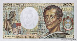 200 Francs MONTESQUIEU FRANCIA  1981 F.70.01 FDC