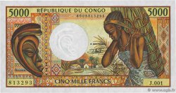 5000 Francs CONGO  1992 P.12 SC+