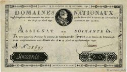 60 Livres FRANCIA  1790 Ass.05a BB