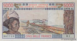 5000 Francs WEST AFRICAN STATES  1978 P.108Ab F