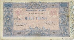 1000 Francs BLEU ET ROSE FRANCE  1913 F.36.27 F