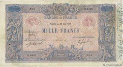 1000 Francs BLEU ET ROSE FRANCE  1917 F.36.31 F