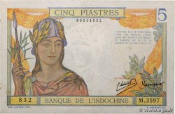 5 Piastres FRENCH INDOCHINA  1946 P.055c