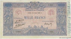 1000 Francs BLEU ET ROSE FRANCIA  1926 F.36.42 BC+