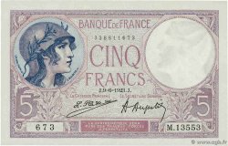 5 Francs FEMME CASQUÉE FRANKREICH  1923 F.03.07 fST