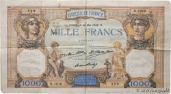 1000 Francs CÉRÈS ET MERCURE FRANCE  1932 F.37.07 F+