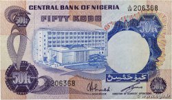 50 Kobo NIGERIA  1973 P.14f