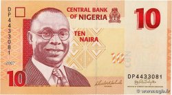 10 Naira NIGERIA  2007 P.33b NEUF