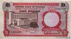 1 Pound NIGERIA  1697 P.08 F+