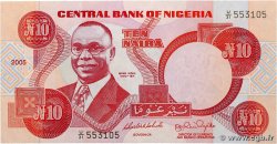 10 Naira NIGERIA  2005 P.25i