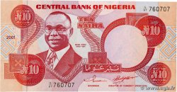 10 Naira NIGERIA  2001 P.25f