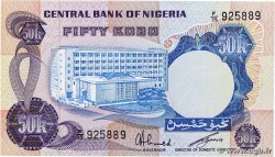 50 Kobo NIGERIA  1973 P.14f