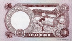 50 Kobo NIGERIA  1973 P.14f XF