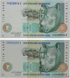 10 Rand Lot AFRIQUE DU SUD  1993 P.123a