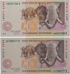 20 Rand Lot AFRIQUE DU SUD  1993 P.124a