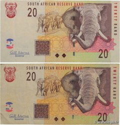 20 Rand Lot AFRIQUE DU SUD  2009 P.129b