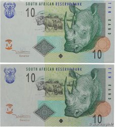 10 Rand Lot AFRIQUE DU SUD  2005 P.128a