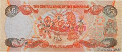 5 Dollars BAHAMAS  1995 P.52 MB